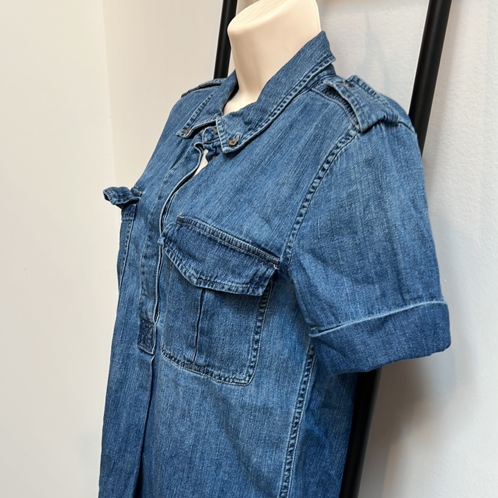Equipment Femme Rory Chambray Denim Blouse 100% Cotton Women's Size XS - Picture 5 of 10